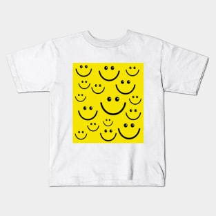 smiley face happy Kids T-Shirt